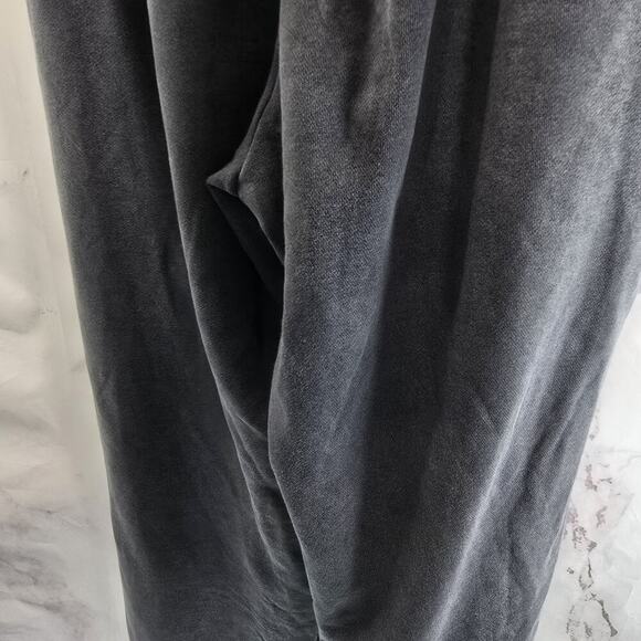 Anthropologie Sweatpants Womens XS Gray Wide Leg Burn Out Slit Daily Practice - Picture 7 of 13